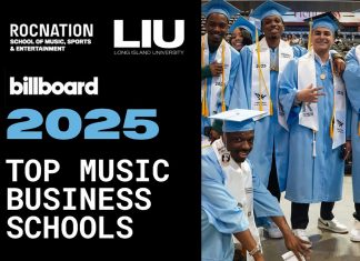 Roc Nation School of Music, Sports & Entertainment at LIU Named to Billboard Magazine’s 2025 Top Music Business Schools List
