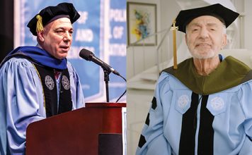 Alumni Leaders Take the Commencement Stage