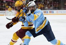 Men’s Ice Hockey Dominates Five-Time National Champions