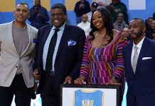 Bernard King Honored on NY Knicks Night as the Sharks Shine