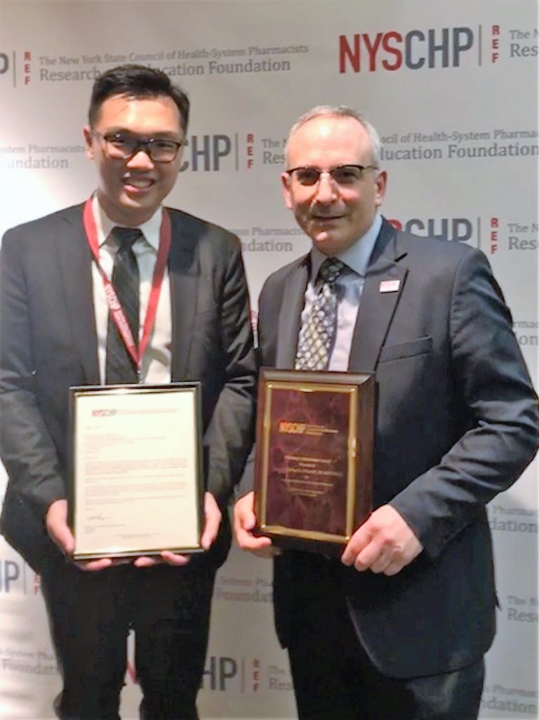 LIU Pharmacy Faculty Receive Prestigious Awards from NYS Council of Health-system Pharmacists