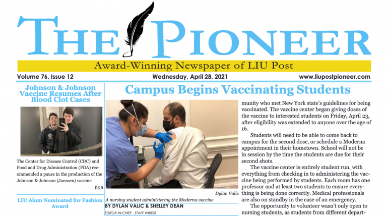 Campus Newspaper Awarded Best on Long Island