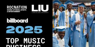 Roc Nation School of Music, Sports & Entertainment at LIU Named to Billboard Magazine’s 2025 Top Music Business Schools List