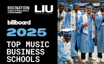 Roc Nation School of Music, Sports & Entertainment at LIU Named to Billboard Magazine’s 2025 Top Music Business Schools List