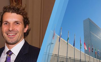 Dean Barton Recognized at United Nations