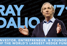 Alumnus Ray Dalio Headlines Centennial CEO Speaker Series