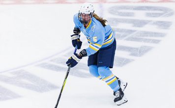Women’s Hockey Wins Four Straight, Eyes NEWHA Tournament Run