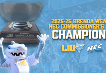 LIU Athletics Repeats as NEC Commissioner’s Cup Champions